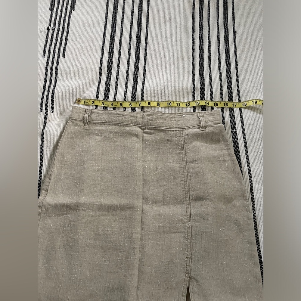100% linen maxi skirt - Picture 3 of 8